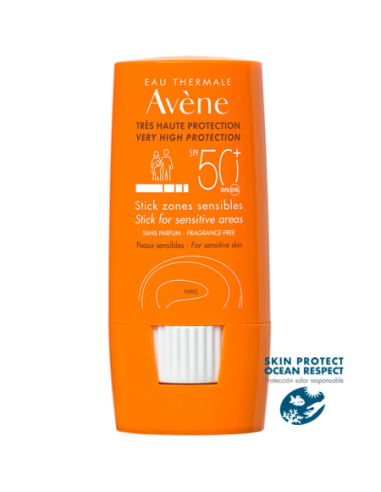 AVENE SOLAR STICK 50+ Zonas sensibles...